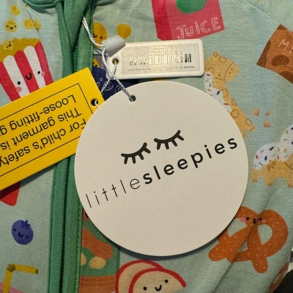 NWT Little Sleepies Snack Attack zippy